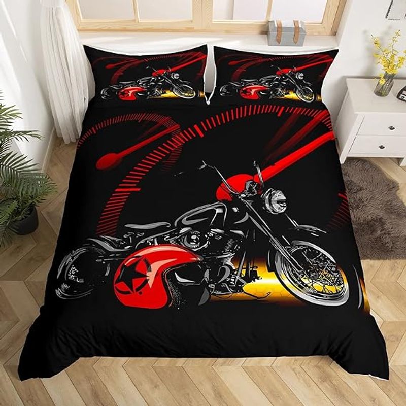 Motorcycle Motocross Bedding Set Cover Design 3D NABL329