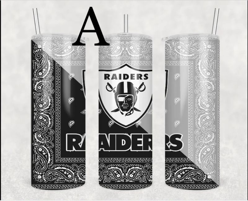 NFL Sport Las Vegas Raiders Stainless Steel 20 Oz Straight Cup NACA150