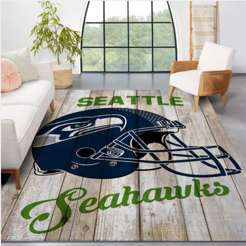 NFL Sport Seattle Seahawks Rug Home Floor Decor NMOI133 GladysClothing Print On Demand Store