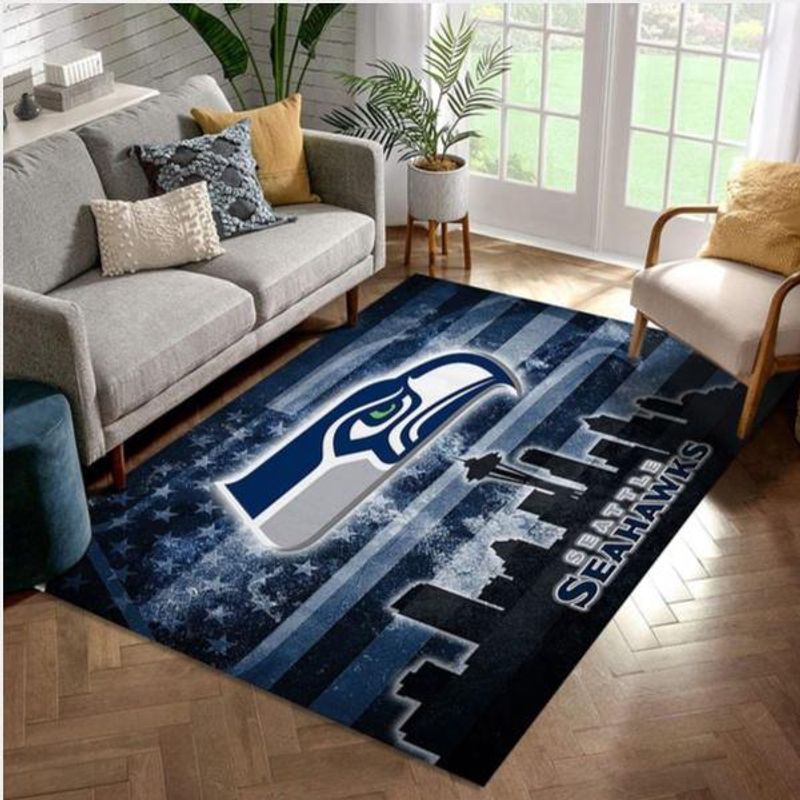 NFL Sport Seattle Seahawks Rug Home Floor Decor NMOI136