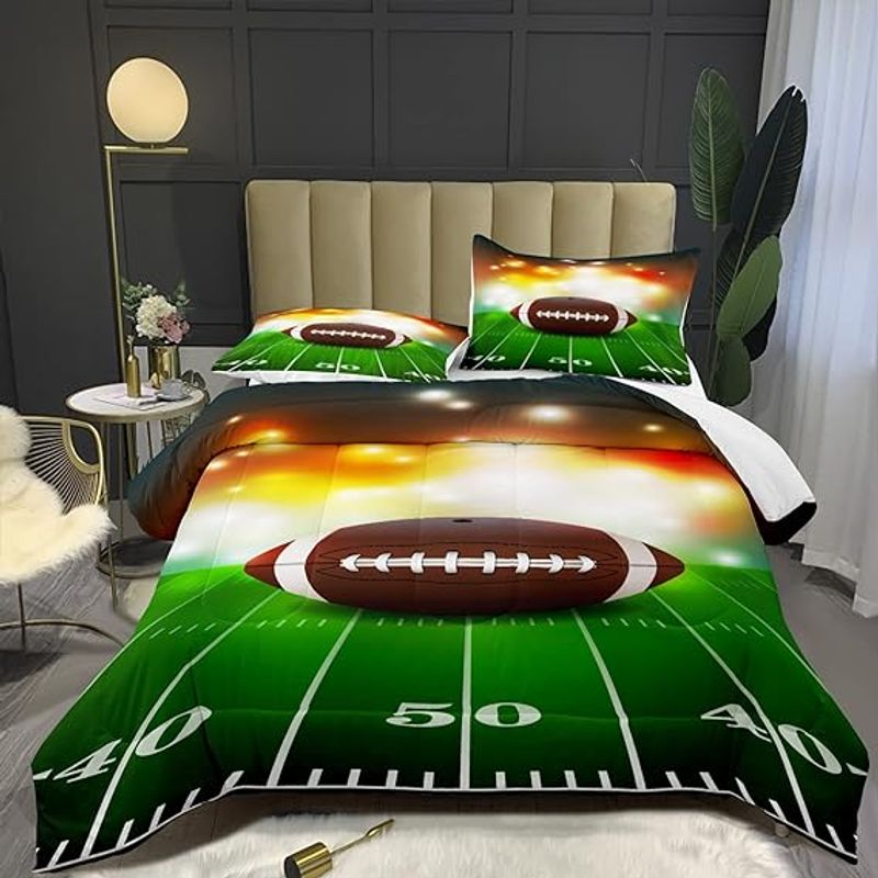 Sport Football Bedding Set Cover Design 3D NABW348 GladysClothing