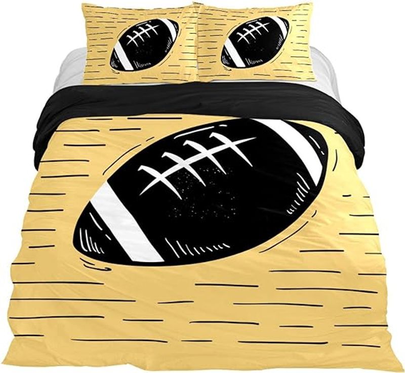 Sport Football Bedding Set Cover Design 3D NABW350 GladysClothing