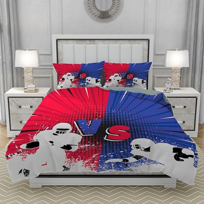 Sport Football Player Bedding Set Cover Design 3D NABW361