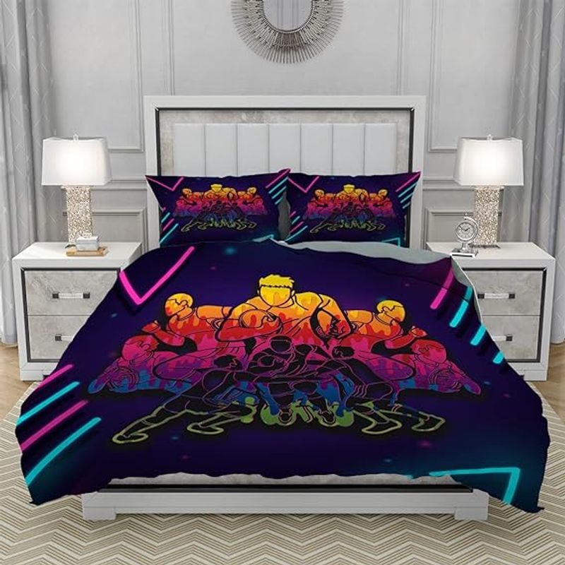 Sport Football Team Bedding Set Cover Design 3D NABW356