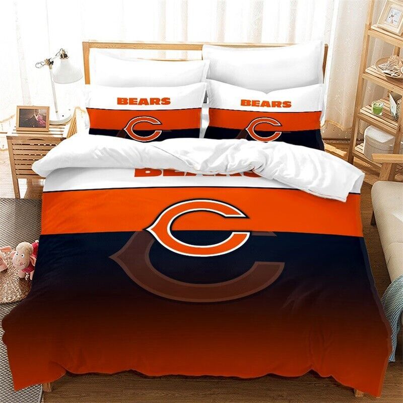NFL Sport Chicago Bears Bedding Set Cover Design 3D NABI381