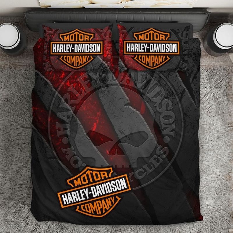 Harley Davidson Bedding Set Cover Design 3D NASA410 gladysclothing