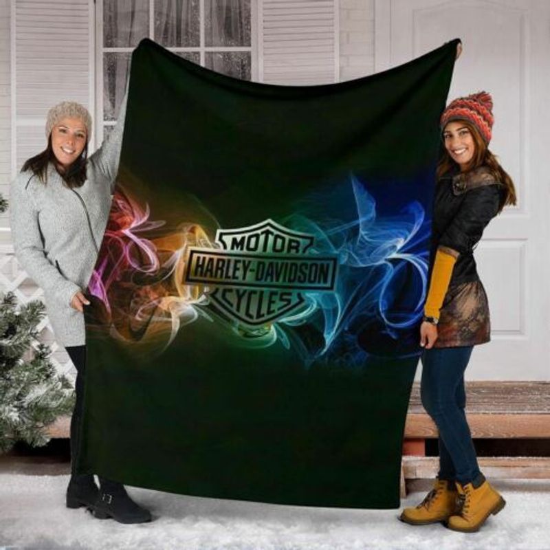 Harley Davidson Motorcycle Blanket NAAR601 gladysclothing
