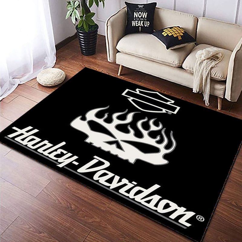Harley Davidson Motorcycle Rug Home Floor Decor NAMA49 – GladysClothing ...