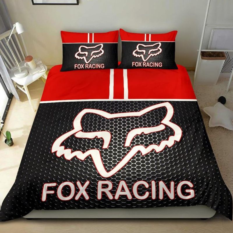Fox Racing Bedding Set Cover Design 3D NML186 GladysClothing