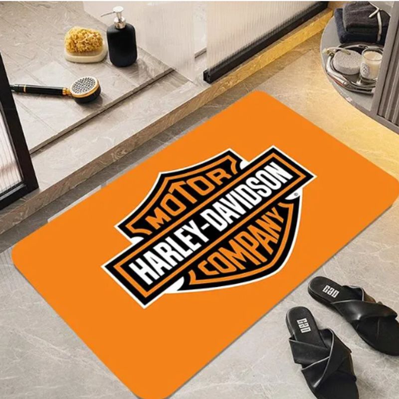 Harley Davidson Motorcycle Doormat NAIA253 GladysClothing Print On