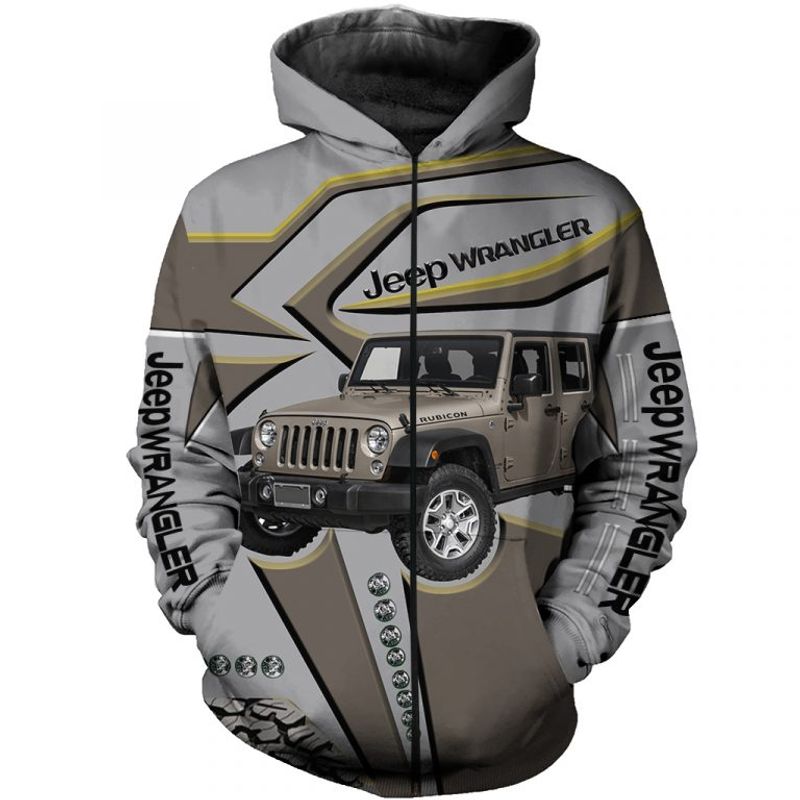Jeep Hoodie/Zip Hoodie Design 3D Full Printed Sizes S 5XL NABH124D