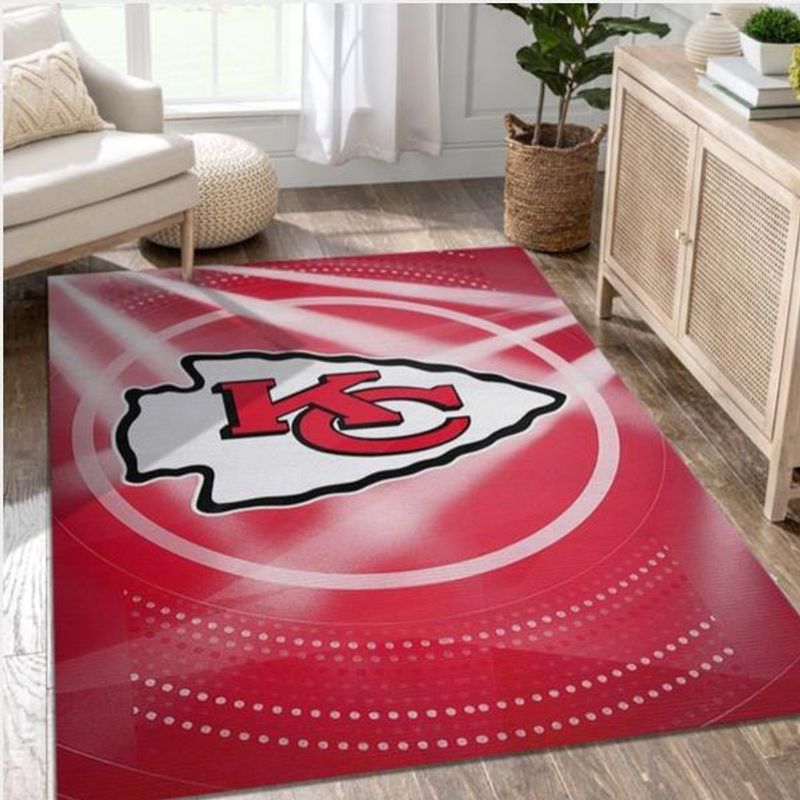 NFL Sport Kansas City Chiefs Rug Home Floor Decor NABJ13