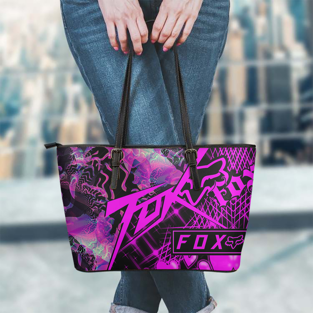 Fox Racing Leather Tote Bag and Wallet VD18