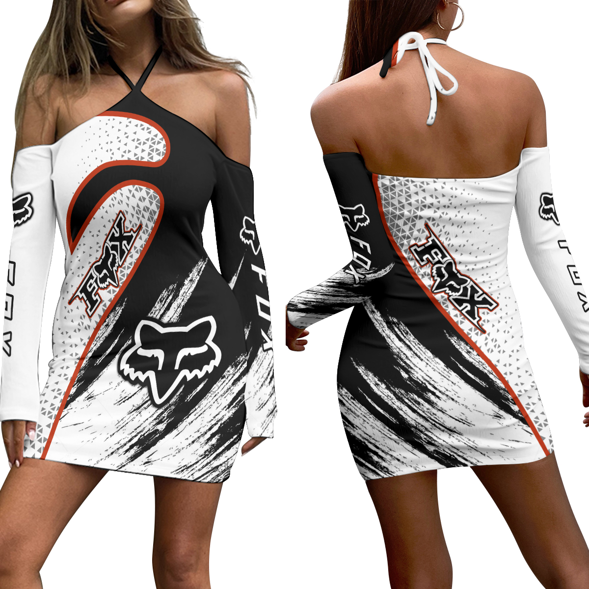 FR Women's Halter Lace-up Dress 14