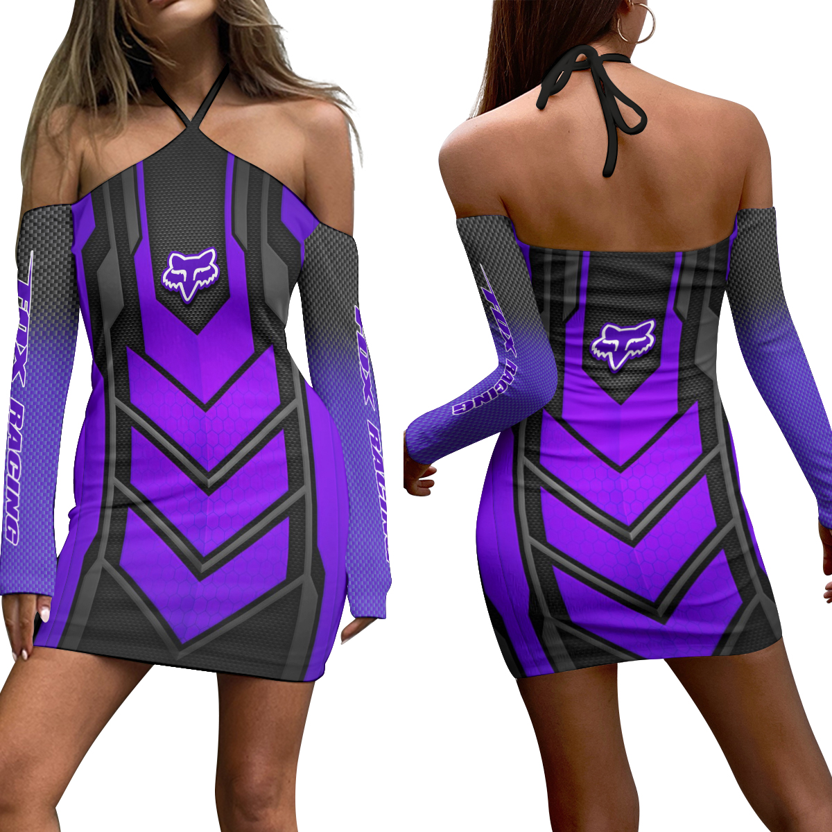 FR Women's Halter Lace-up Dress 21