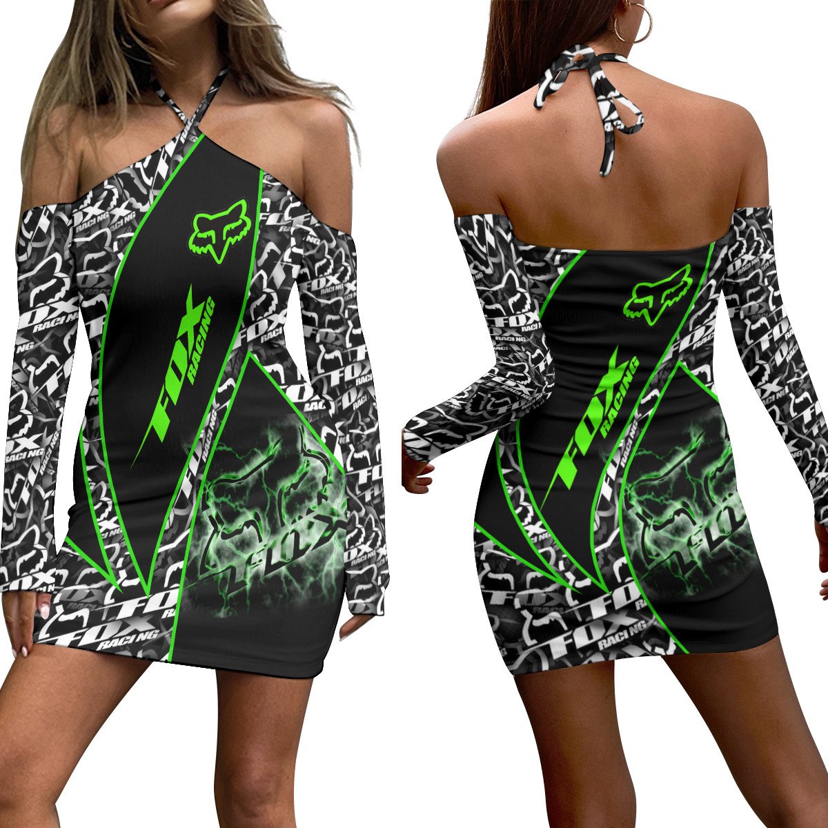 FR Women's Halter Lace-up Dress 48