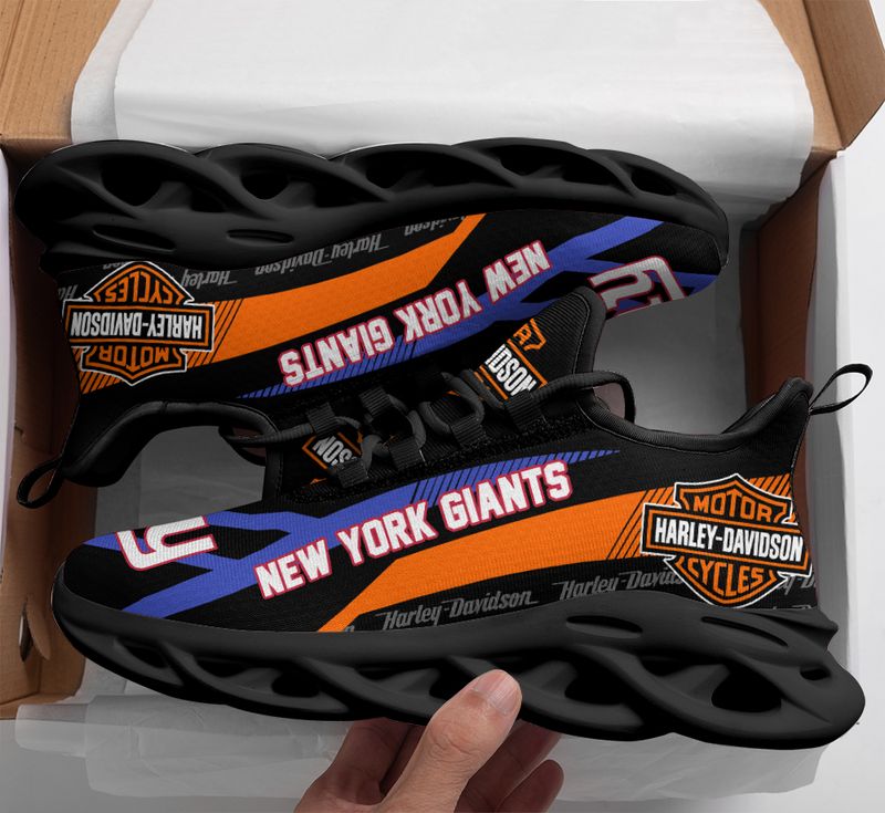 Gladyfashion Harley Davidson New York Giants Maxsoul Design 3D Full Printed - N  A031755